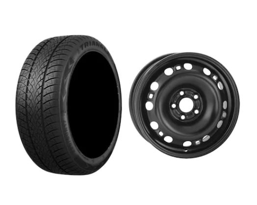 Roata completa VW Polo, Seat Ibiza, Toledo, Skoda Rapid, Fabia janta otel ALCAR 7760 6x15 + anvelopa Iarna Triangle TW401 185/60R15 88H/XL Roti complete Skoda